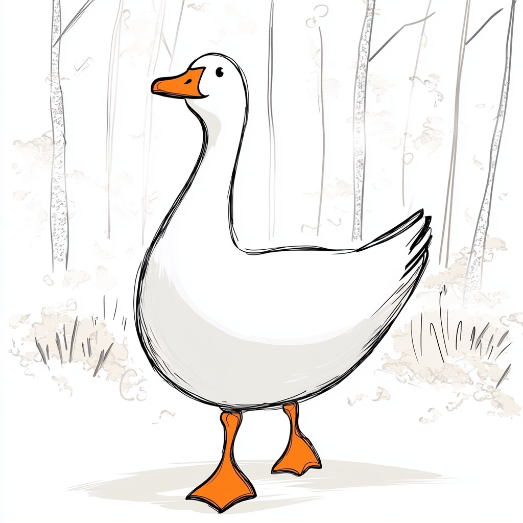 Fit Gąska w lesie Fit Gąska spacerująca po lesie.