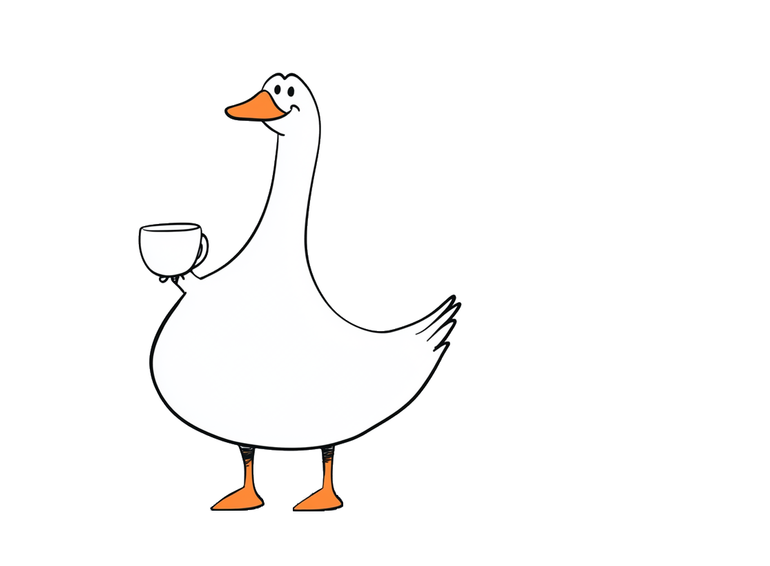 Fit Gąska z kubkiem Fit Gąska trzyma kubek i delikatnie się uśmiecha.